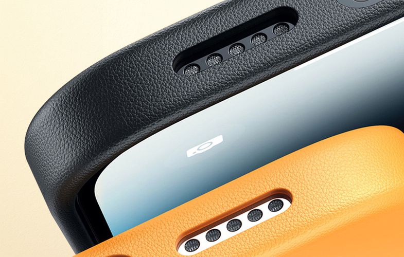 Phone Case for iPhone 15 Baseus Fauxther Series (Black), Baseus P60157304113-00