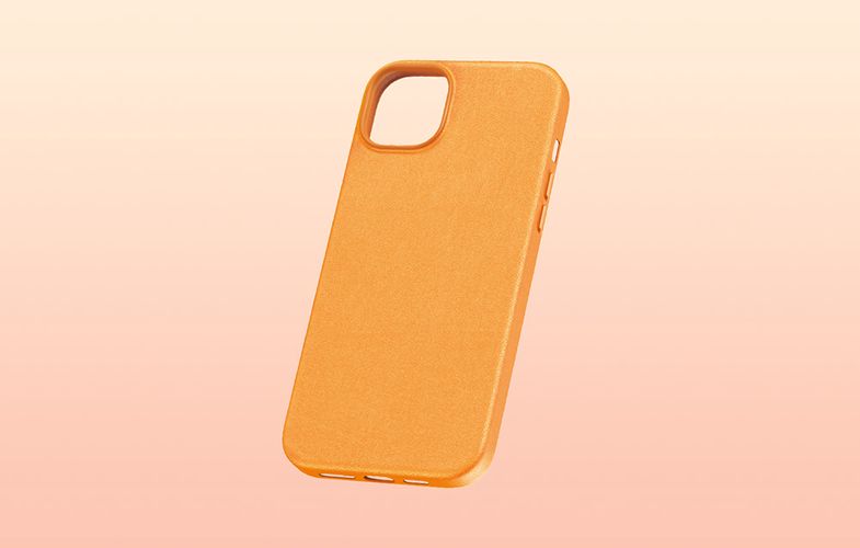 Phone Case for iPhone 15 Plus Baseus Fauxther Series (Orange), Baseus P60157304713-02