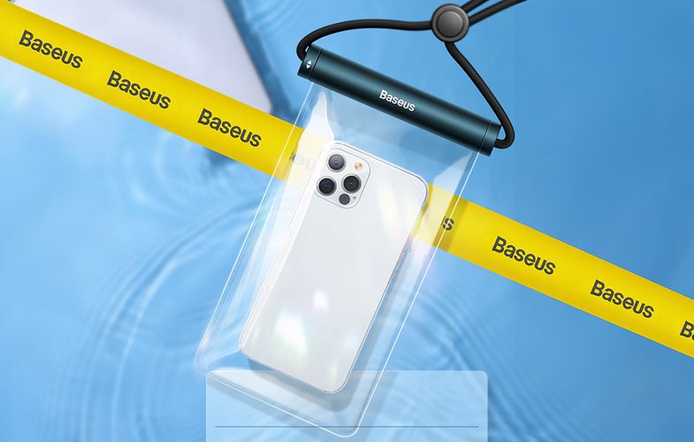 Waterproof phone case Baseus AquaGlide with Cylindrical Slide Lock (black), Baseus P60263701113-00