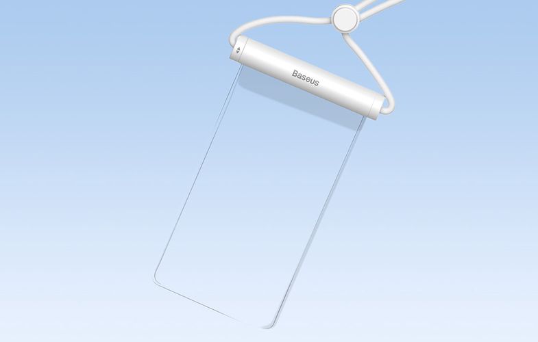 Waterproof phone case Baseus AquaGlide with Cylindrical Slide Lock (white), Baseus P60263701213-00