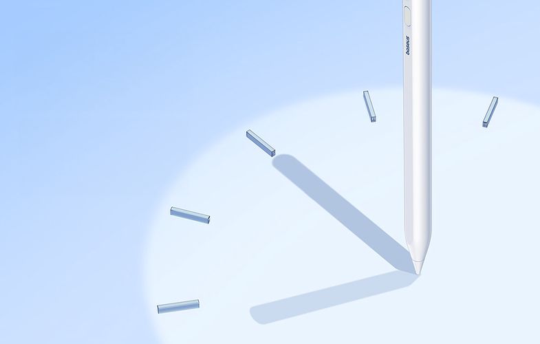 Active stylus Baseus Smooth Writing Series with plug-in charging, lightning (White), Baseus P80015806211-03