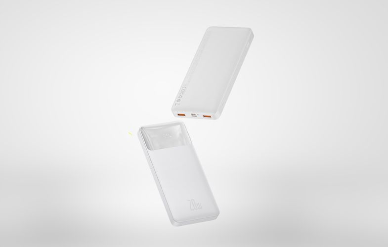 Powerbank Baseus Bipow 10000mAh, 20W (white), Baseus PPBD050502