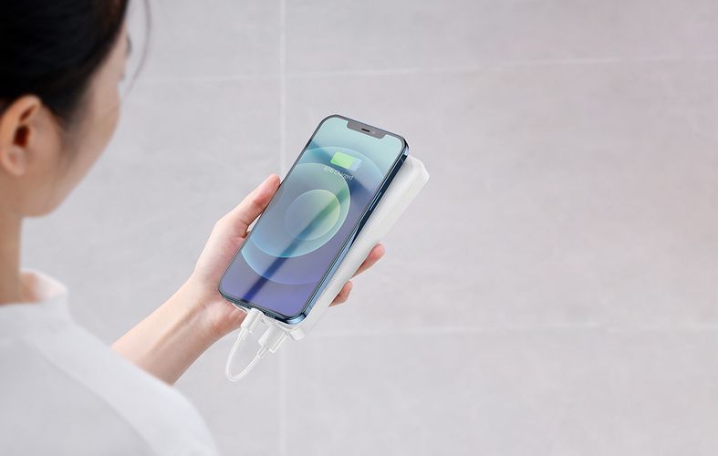 Powerbank Baseus Bipow 30000mAh, 15W (white), Baseus PPBD050202