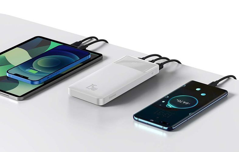 Powerbank Baseus Bipow 20000mAh, 15W (white), Baseus PPBD050102