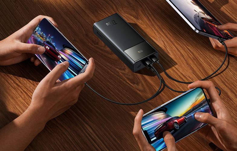 LiPo PowerBank 20000mAh 22.5W PD3.0 QC3.0 2xUSB + USB C Star-Lord black BASEUS PPXJ080001 6932172620691