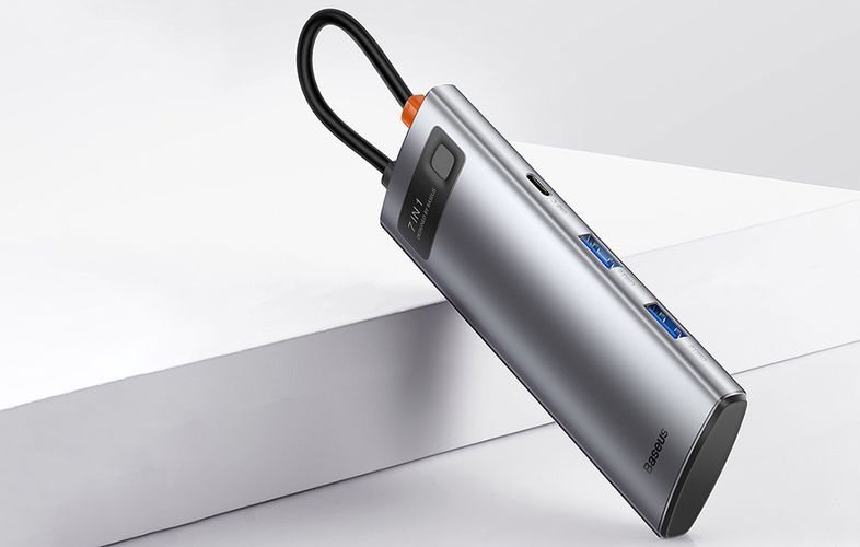 Baseus Hub Adapter 7in1 USB-C to 2x USB 3.0 + HDMI + USB-C PD, Baseus WKWG020113