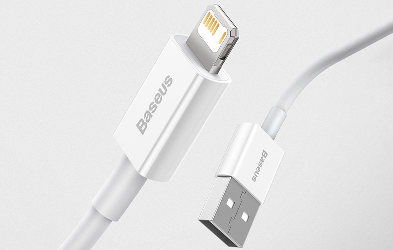 Baseus Superior Series Cable USB to Lightning 2.4A 1,5m (white), Baseus CALYS-B02