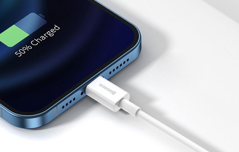 Baseus Superior Series Cable USB to Lightning 2.4A 1,5m (white), Baseus CALYS-B02