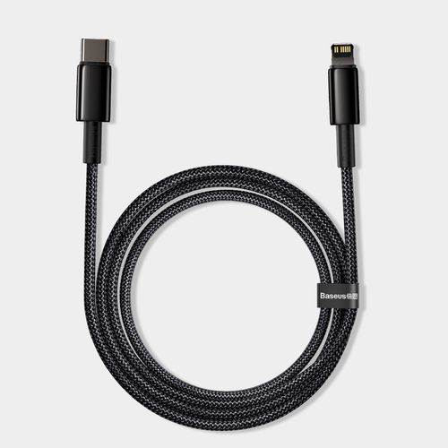 Baseus Tungsten Gold Cable Type-C to iP PD 20W 1m (black), Baseus CATLWJ-01