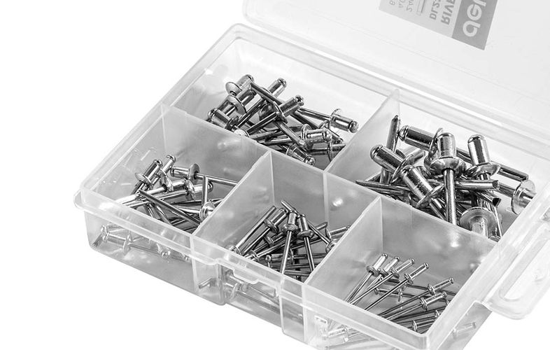 Rivet set Deli Tools EDL236906 (75 pcs), Deli Tools EDL236906