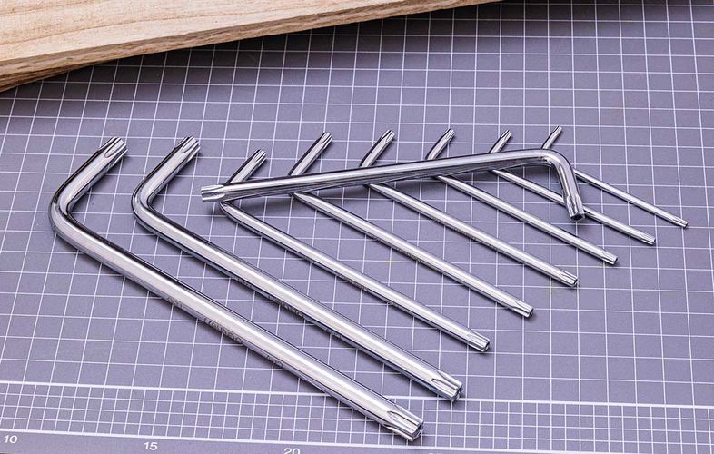 Torx Hex Key Sets 1.5-10mm Deli Tools EDL3091 (silver), Deli Tools EDL3091