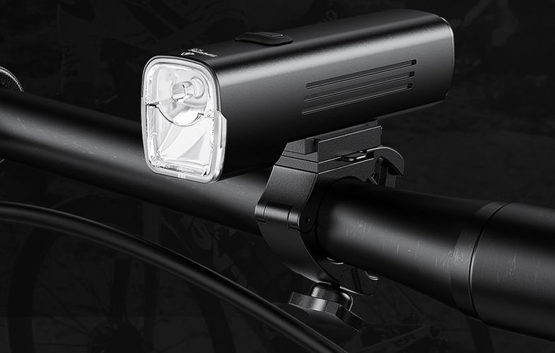 Bicycle flashlight BL12, low/high beam, rechargable USB C, 1200lm, 2x10W, IP43 SUPERFIRE-BL12 6956362995277