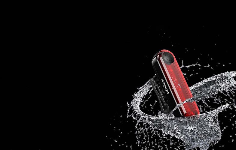 Superfire BTL01 rear bike light, USB, 230mAh, Superfire BTL01