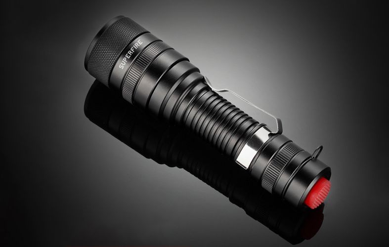 Flashlight Superfire F5, 1100lm, USB, Superfire F5