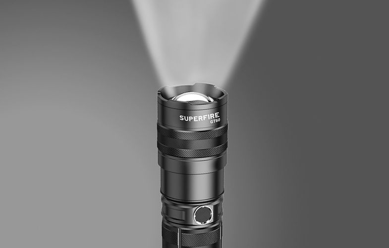 Flashlight Superfire GT60, 2600lm, USB-C, Superfire GT60