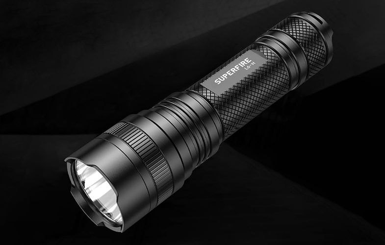 Flashlight Superfire L6-H, 750lm, USB-C, Superfire L6-H