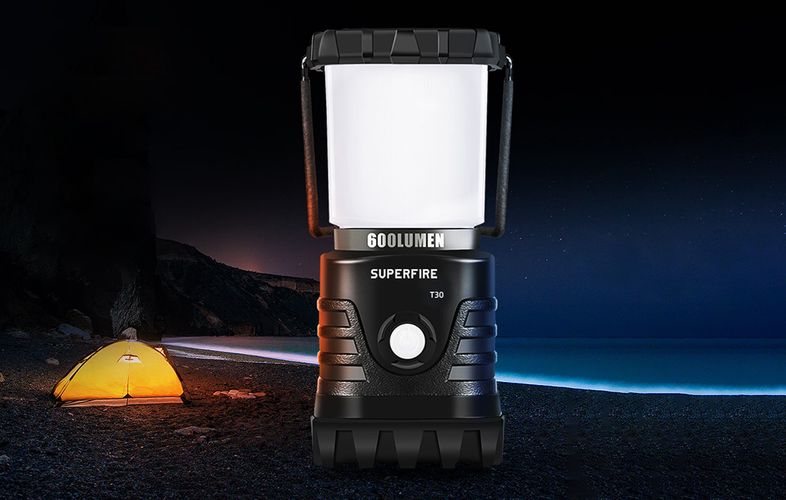 Camping lamp Superfire T30, 600lm, USB, Superfire T30