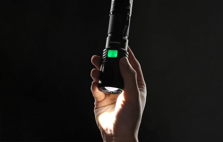 Flashlight Superfire X60-T, 1500lm, USB, Superfire X60-T