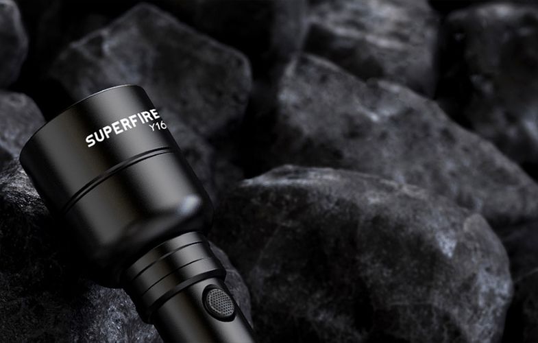 Flashlight Superfire Y16, 1700lm, USB-C, Superfire Y16