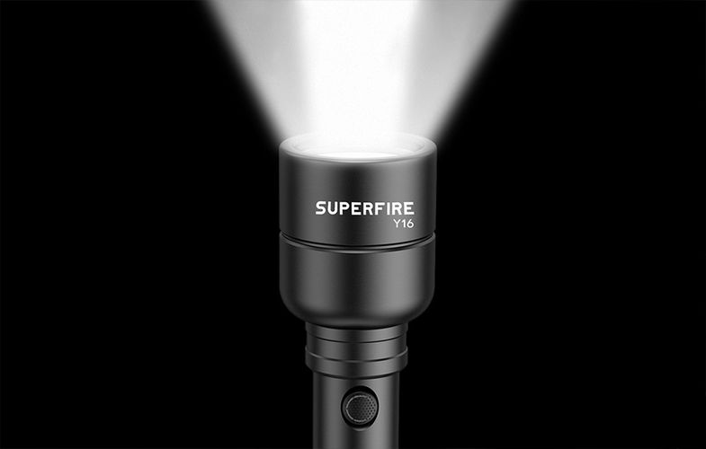 Flashlight Superfire Y16, 1700lm, USB-C, Superfire Y16