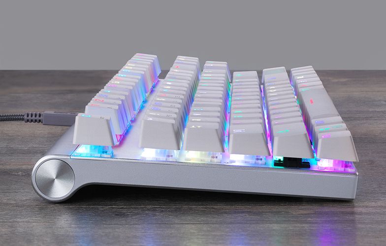 Mechanical gaming keyboard Motospeed CK101 RGB (white), Motospeed CK101 white red swit