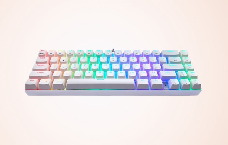 Mechanical gaming keyboard Motospeed CK67 RGB (white), Motospeed CK67-WhiteRed