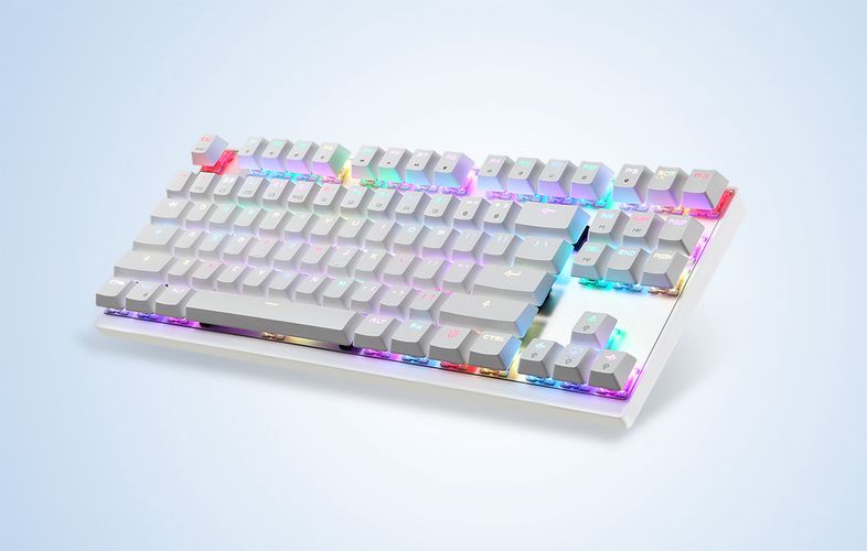 Mechanical gaming keyboard Motospeed K82 RGB (white), Motospeed K82-WhiteRed