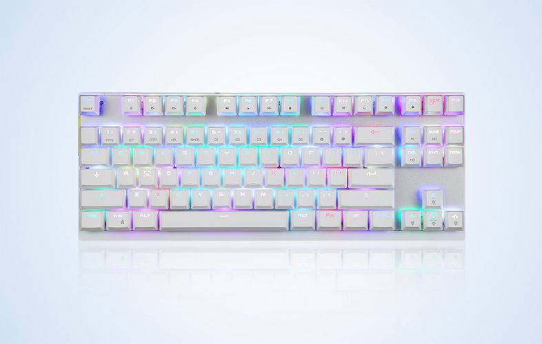 Mechanical gaming keyboard Motospeed K82 RGB (white), Motospeed K82-WhiteRed