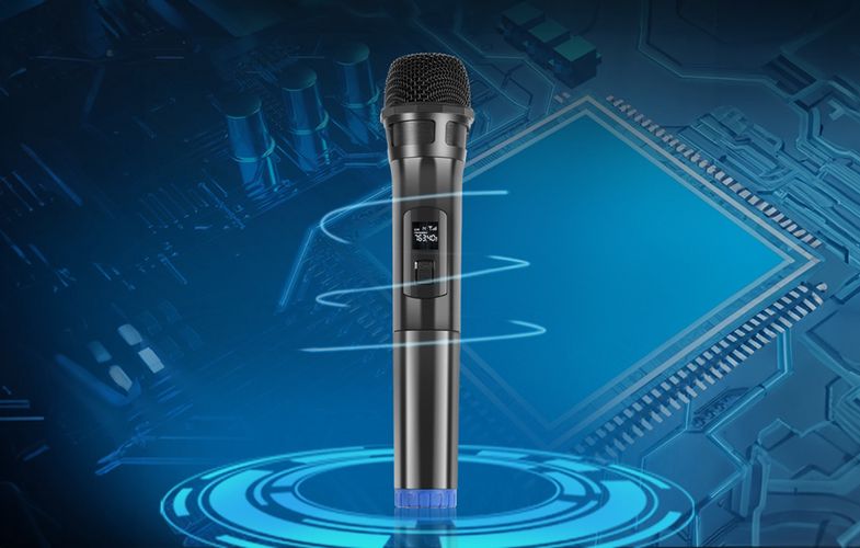 Wireless dynamic microphone UHF PULUZ PU628B 3.5mm (black), Puluz PU628B