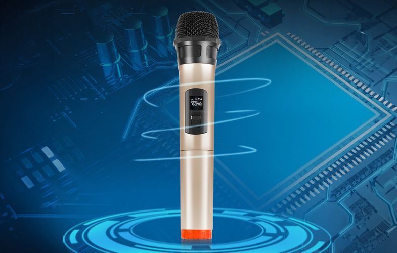 Wireless dynamic microphone UHF PULUZ PU628J 3.5mm (gold), Puluz PU628J