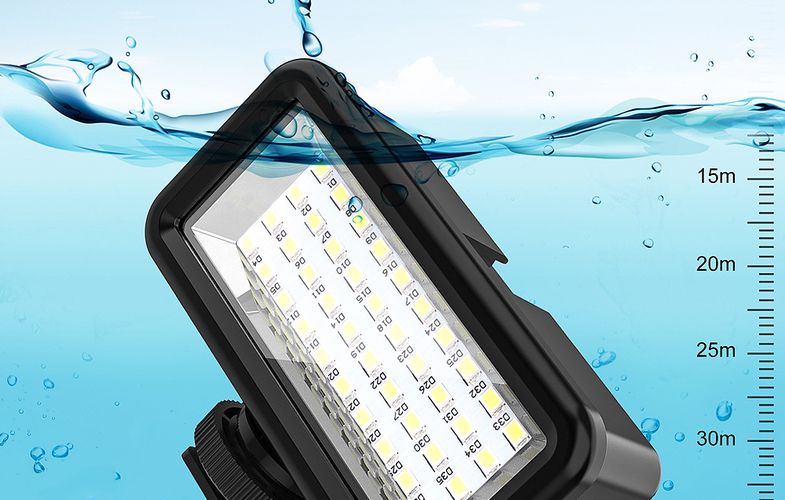 Diving Waterproof Light Puluz LED 40m (Black), Puluz PU631B