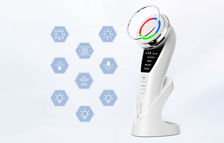 Ultrasonic facial massager with light therapy ANLAN 01-ADRY15-001, ANLAN 01-ADRY15-001