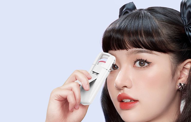 Electric Heated Eyelash Curler ANLAN 04-AJMJ14-001 (white), ANLAN 04-AJMJ14-001