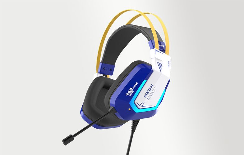 Gaming headphones Dareu EH732 USB RGB (blue), Dareu TH649U08601R