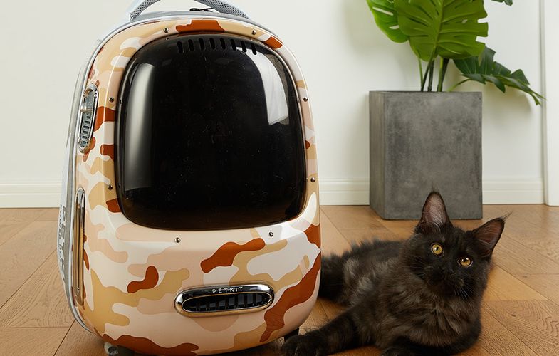 Pet Travel Backpack PetKit Breezy 2 (Desert Moro), Petkit Breezy 2-DC