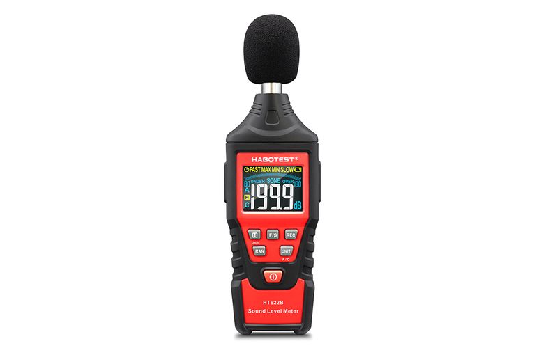 Digital decibel meter Habotest HT622B USB A/C, Habotest HT622B