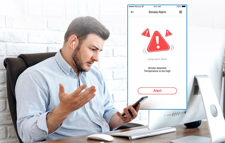 Smart Smoke Alarm Meross GS559AH (HomeKit) (Starter Kit), Meross GS559AHHK(EU)