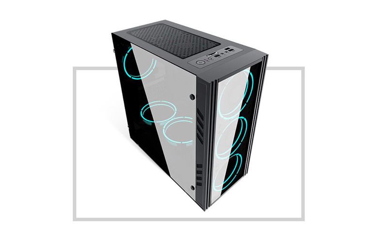 Computer case Aigo Black Technology Mini Micro-ATX (black), Aigo Black Technology