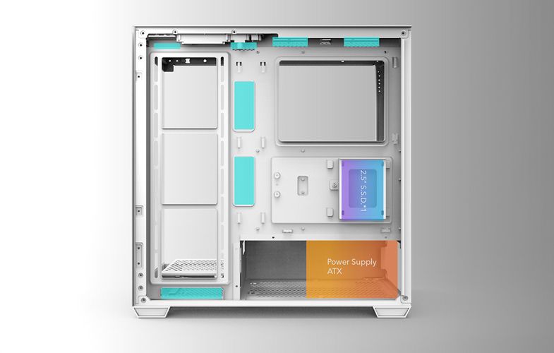 Computer case  Darkflash DS900 (white), Darkflash DS900 White