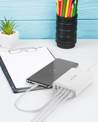 Charger 6x USB  Blitzwolf BW-S15, QC 3.0, 60 W (white), BlitzWolf BW-S15 EU