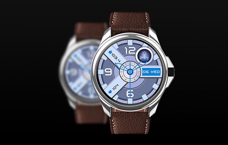 Smartwatch Blitzwolf BW-AT3 (brown leather), BlitzWolf BW-AT3 Brown Leather