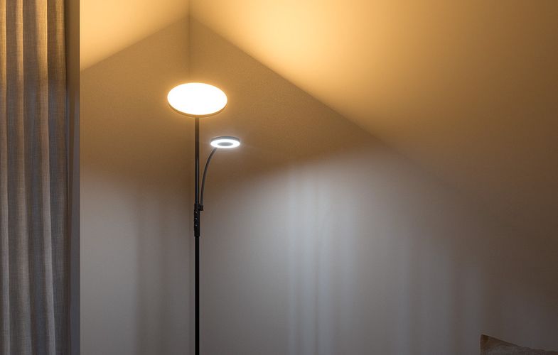 Double Floor Lamp with remote BlitzWill BWL-FL-0001, 36W (black), BlitzWolf BWL-FL-0001