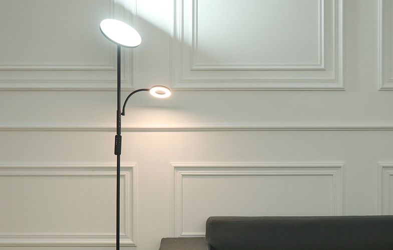 Double Floor Lamp with remote BlitzWill BWL-FL-0001, 36W (black), BlitzWolf BWL-FL-0001