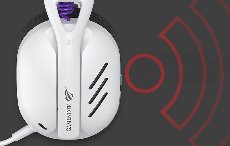Gaming headphones Havit Fuxi H3 2.4G (white), Havit Fuxi-H3 white