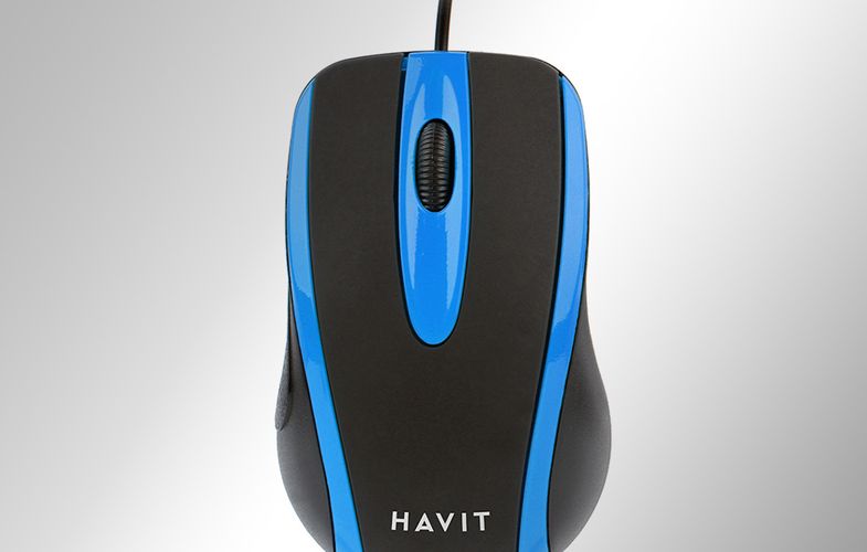 Universal mouse Havit MS753 (black & blue), Havit HV-MS753