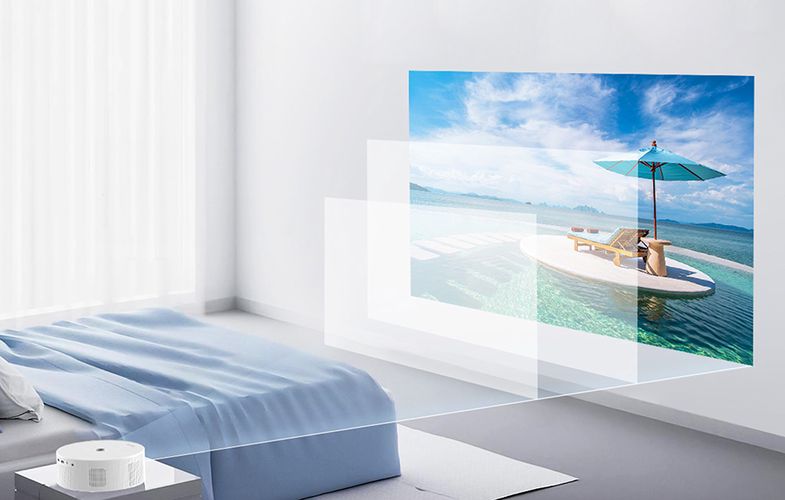 HAVIT PJ217-EU Smart Life Series Projector (white), Havit PJ217-EU