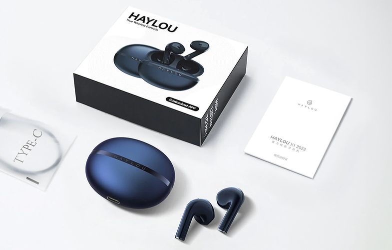 Earbuds TWS Haylou X1 2023 ENC (blue), Haylou X1 2023 Dark Blue