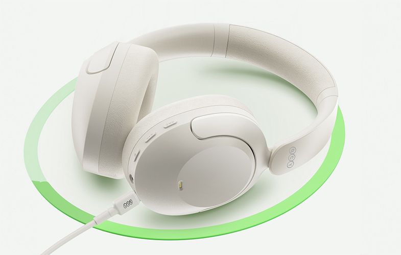 Wireless Headphones QCY ANC H4 (white), QCY H4 white