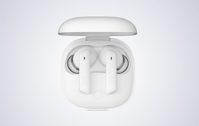 Earphones TWS QCY HT05, ANC (white), QCY HT05-White