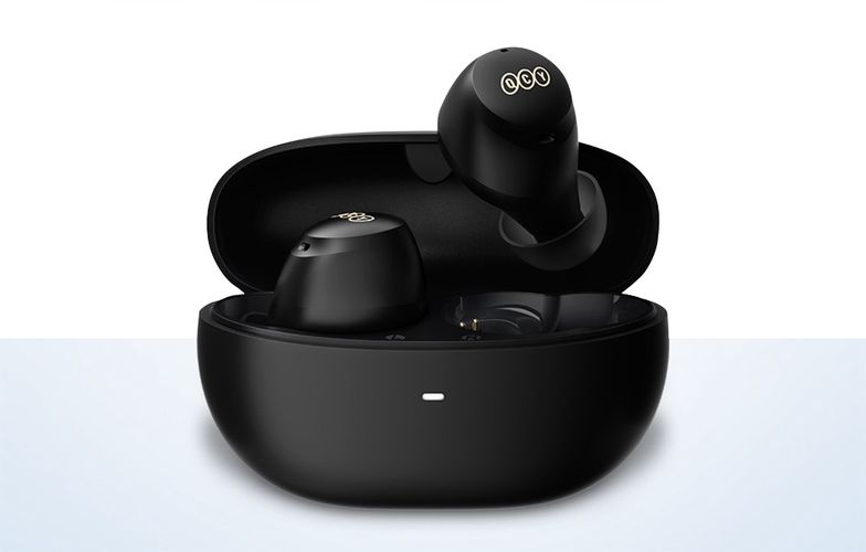 Wireless Earphones TWS QCY HT07 ArcBuds ANC (black), QCY HT07-black